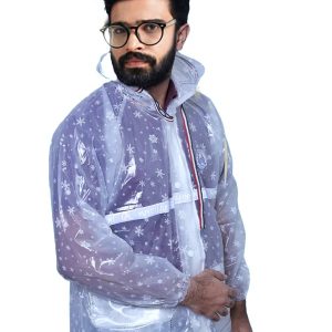 Transparent Raincoat Size: 3XL